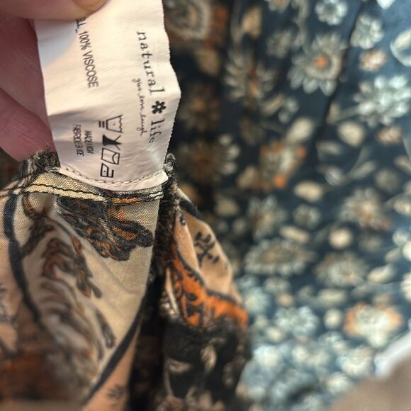 Natural life women’s xs Lula ruffled maxi dress floral bohemian tiered - Picture 6 of 6